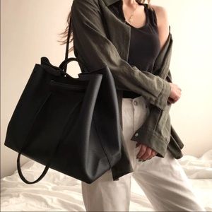 Vegan Leather Boutique Tote - like new!